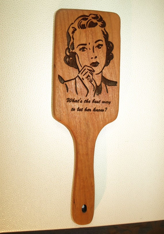 Cherry Wood Spanking Paddle Bdsm