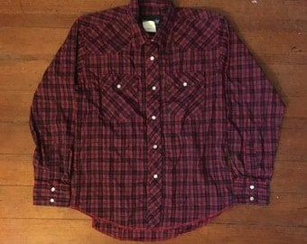 Wrangler Red Western Shirt Size Women's XS/S