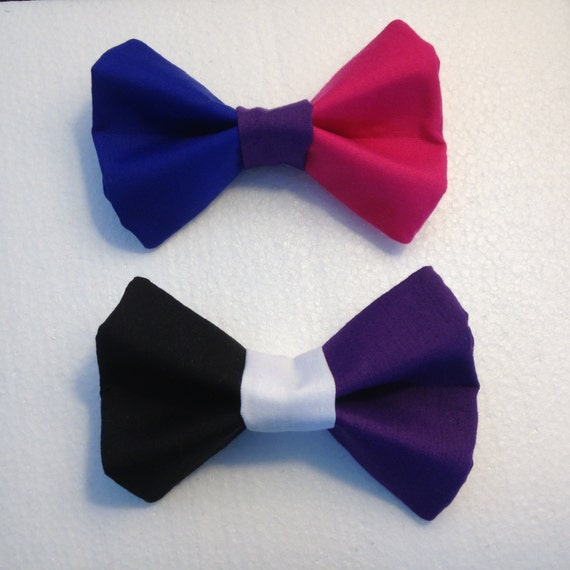 Items Similar To Pride Bow Tie — Bisexual Asexual Pansexual On Etsy 7730