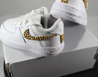 Men's Nike Air Force 1 Low Glitter / Sparkles Shoes 306353 112