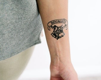 2 Hogwarts Temporary Tattoos- GeekTat