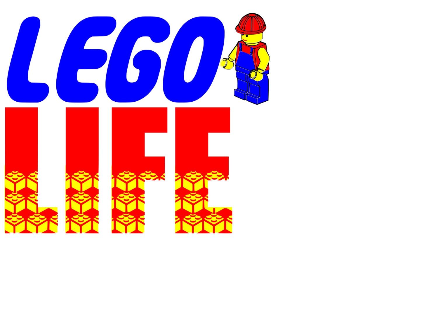 Download LEGO LIFE cutting file svg. Silhouette , Cricut etc. Lego ...