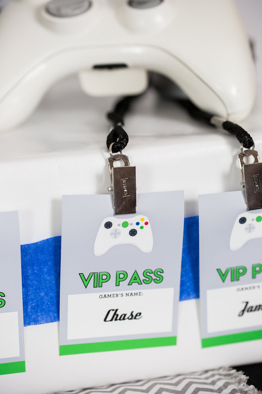 Video Game Party VIP Pass Printable Video Game VIP Pass by