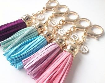 Tassel key chain, gold tassel, personalized tassel,bag tassel,Tassel keychain,bridesmaid gift,bridesmaid gift ideas