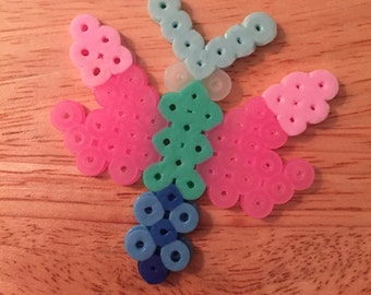 Items similar to Uterus Perler Bead Magnet/KeyChain on Etsy