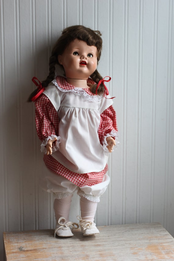 Vintage Saucy Walker Doll 1950s Ideal Doll 22 inch Saucy