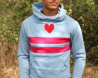 Undertale Player Cosplay Costume Frisk Sweater Hoodie Jacket