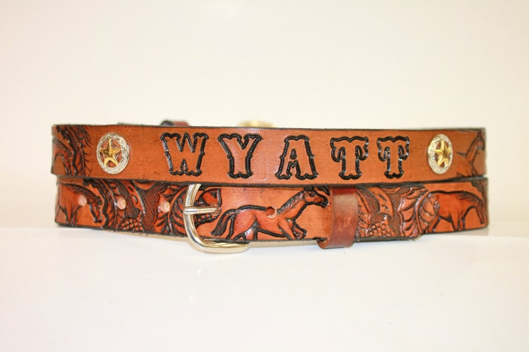 Toddler Belt NAME BELT Kid's Belt Child's by