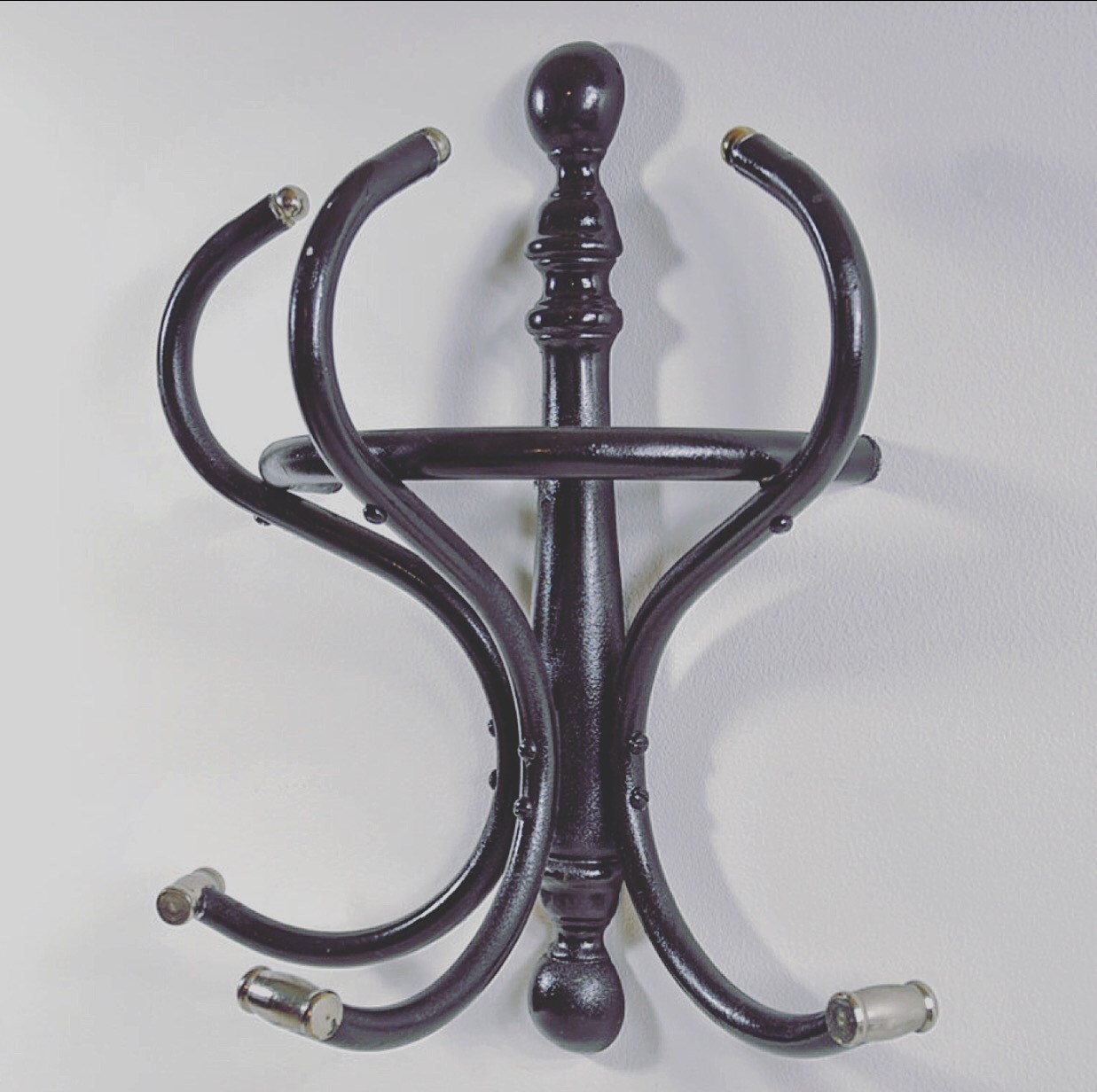 antique vintage hanging wall coat rack