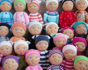 Handmade rag dolls, Waldorf inspired cloth dolls - Buy three and get one FREE- do not purchase this listing, it's just an information