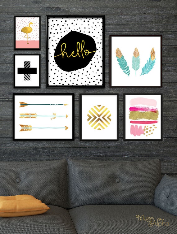 Mint Printable Geometric Art Digital Art Mint Prints by MuseAlpha