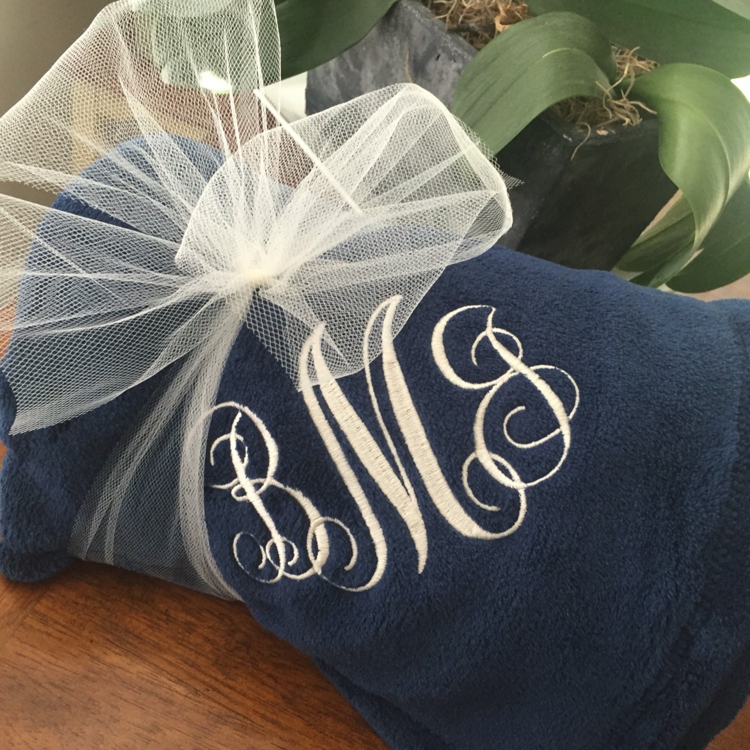 Monogrammed Throw Monogrammed Blanket Personalized Monogrammed