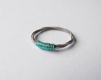 Guitar string ring | Etsy