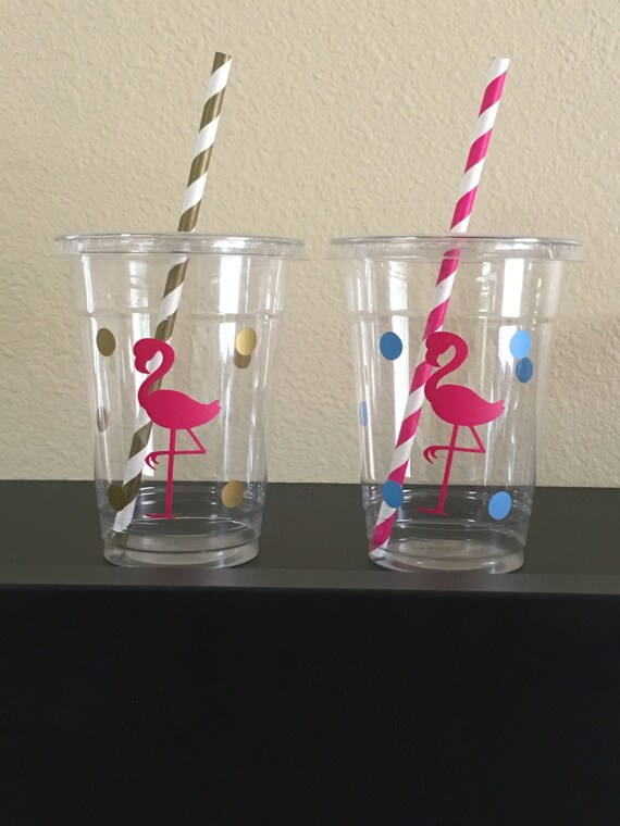 Flamingo party cups