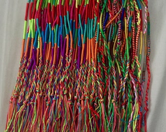 Braided multicolour thread anklets/bracelets