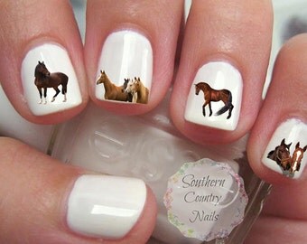 Horses Nail Art Decals