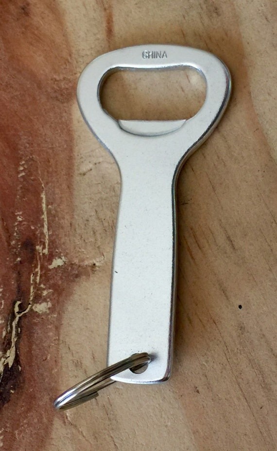 Custom keychain bottle opener personalized by SiBelleJewelry