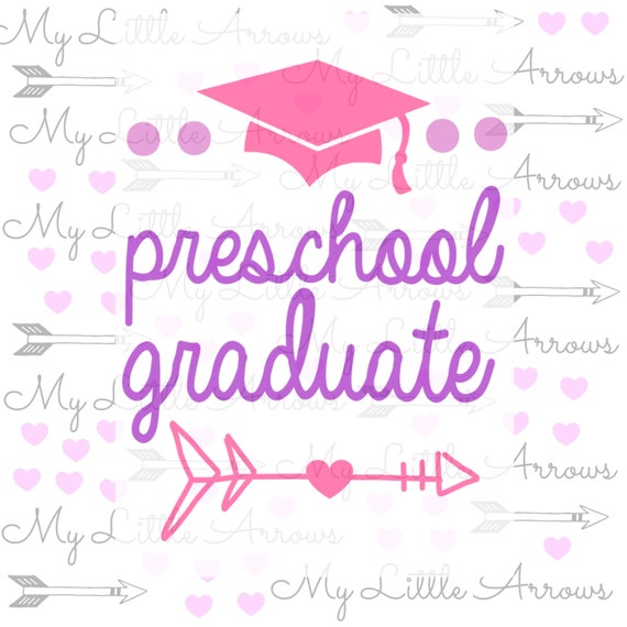 Download Preschool graduation SVG DXF EPS png Files for by MyLittleArrows
