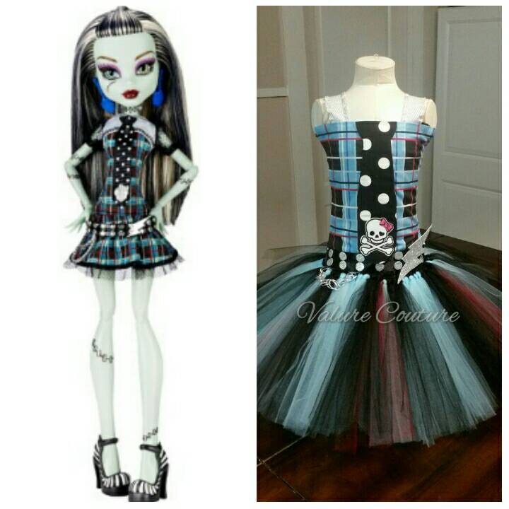 Frankie Stein Monster High Inspired Tutu Dress