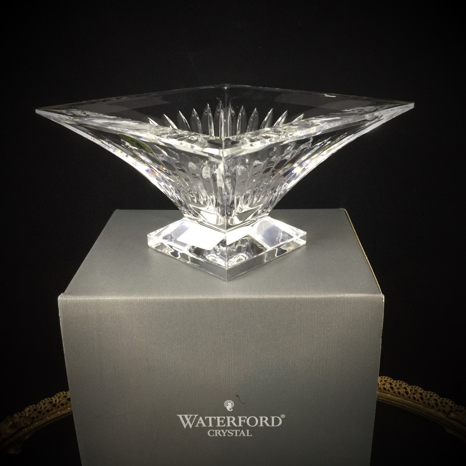 Vintage Waterford Crystal Vase Vintage Crystal Vase Cut Glass