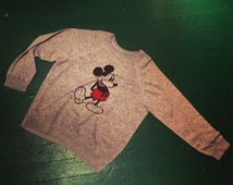 gray mickey mouse sweatshirt