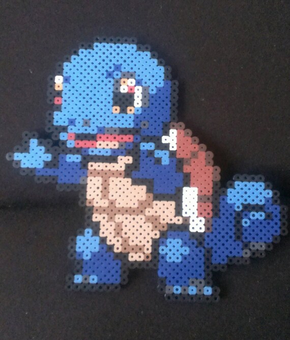 Pokemon squirtle pixel art bead sprite