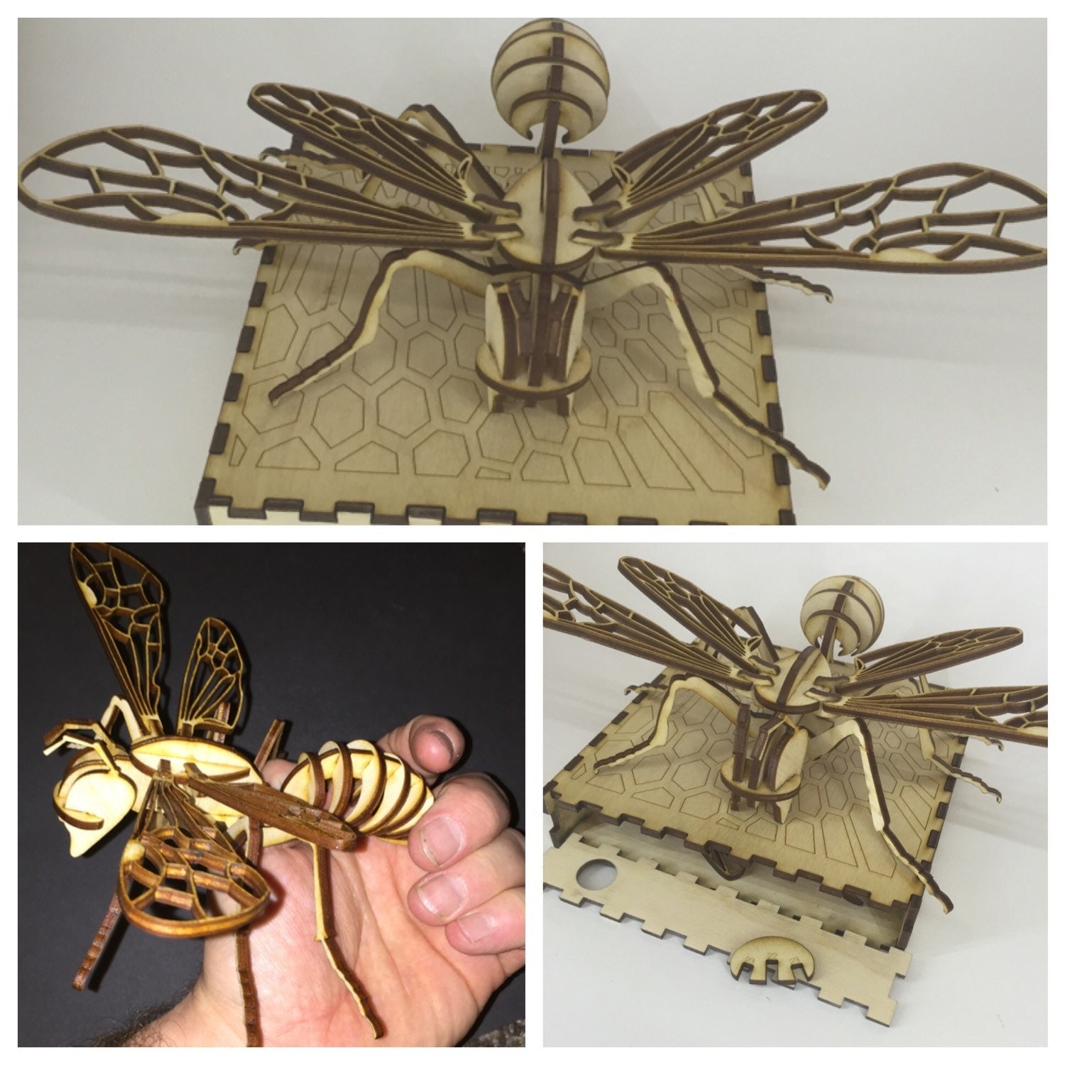 3D Laser Cut Bee: A Buzzing Masterpiece of Precision and Creativity