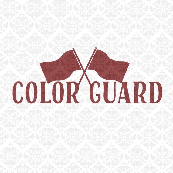 Download Colorguard Love Flags Monogram Color Guard Marching Band SVG