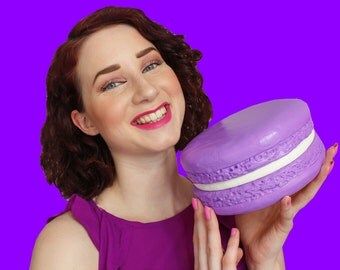 Macaron Purse Clutch Bag Food Jewelry Accessories Fun Color Macarons French Cookie Pastry Sweet Candy Kawaii Design Designer Rommydebommy