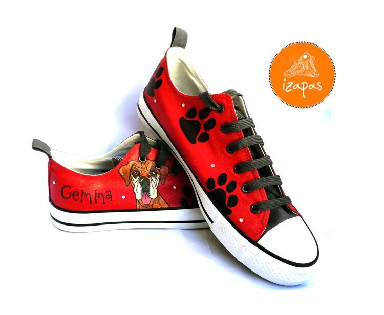 Great Dane Shoes Sneakers Hand Painted sneakers dog shoes