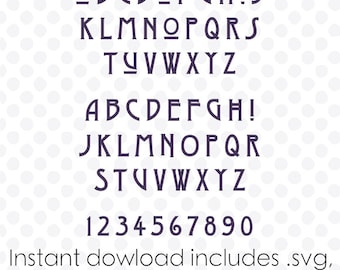 Horror font svg file alphabet instant download ( zipped .dxf .svg .eps and .studio files) vector cutting files