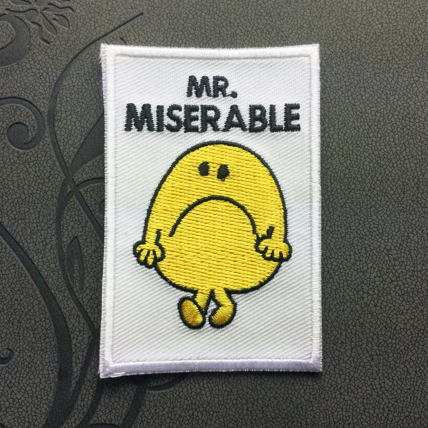 miserable patch individuality hat patches embroidered iron on