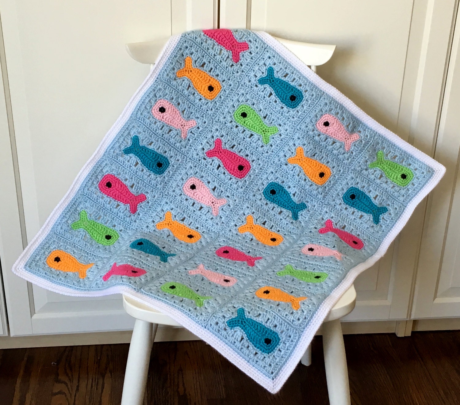 Fish Baby Blanket | Blanket, Quilts, Baby