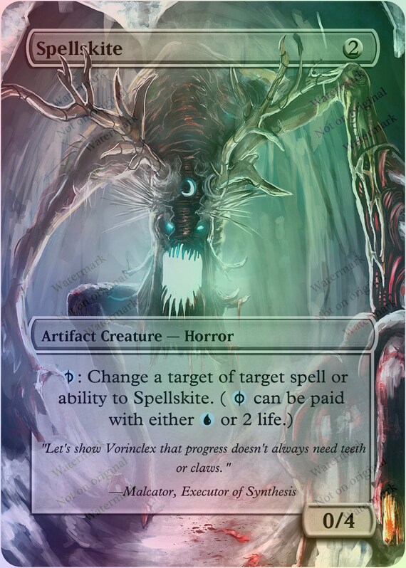 Spellskite Magic Casual Play Only MTG Altered by LethixGaming