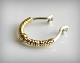 faux septum ring - fake septum hoop