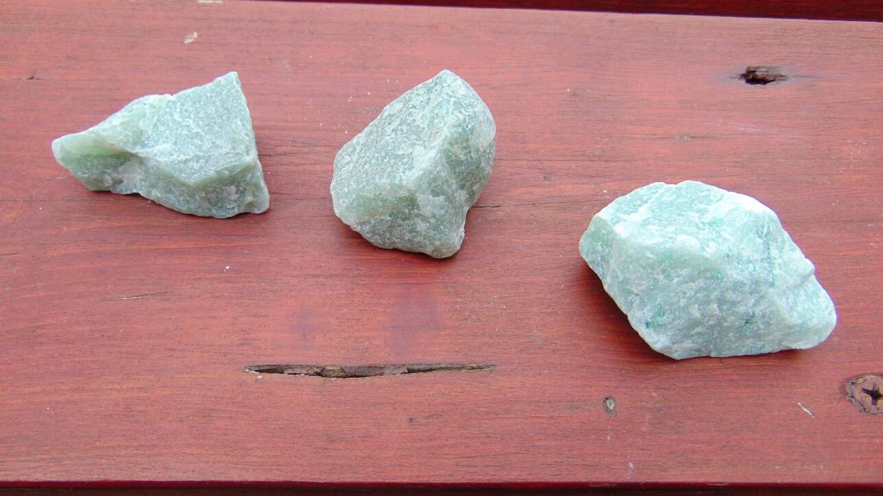 Rough Blue Green Quartz Large Healing Loose Gemstone Specimen