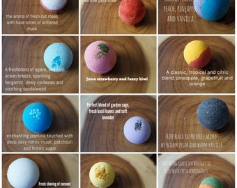 Bath Bomb Set 12 Ultra Lush Handmade Fizzies Shea Cocoa Butter Moisturize Dry Skin Luxurious Premium Quality