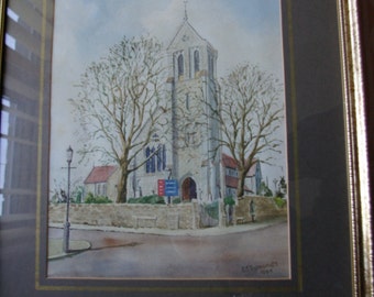 Penarth StAugustine Church Printed Picture