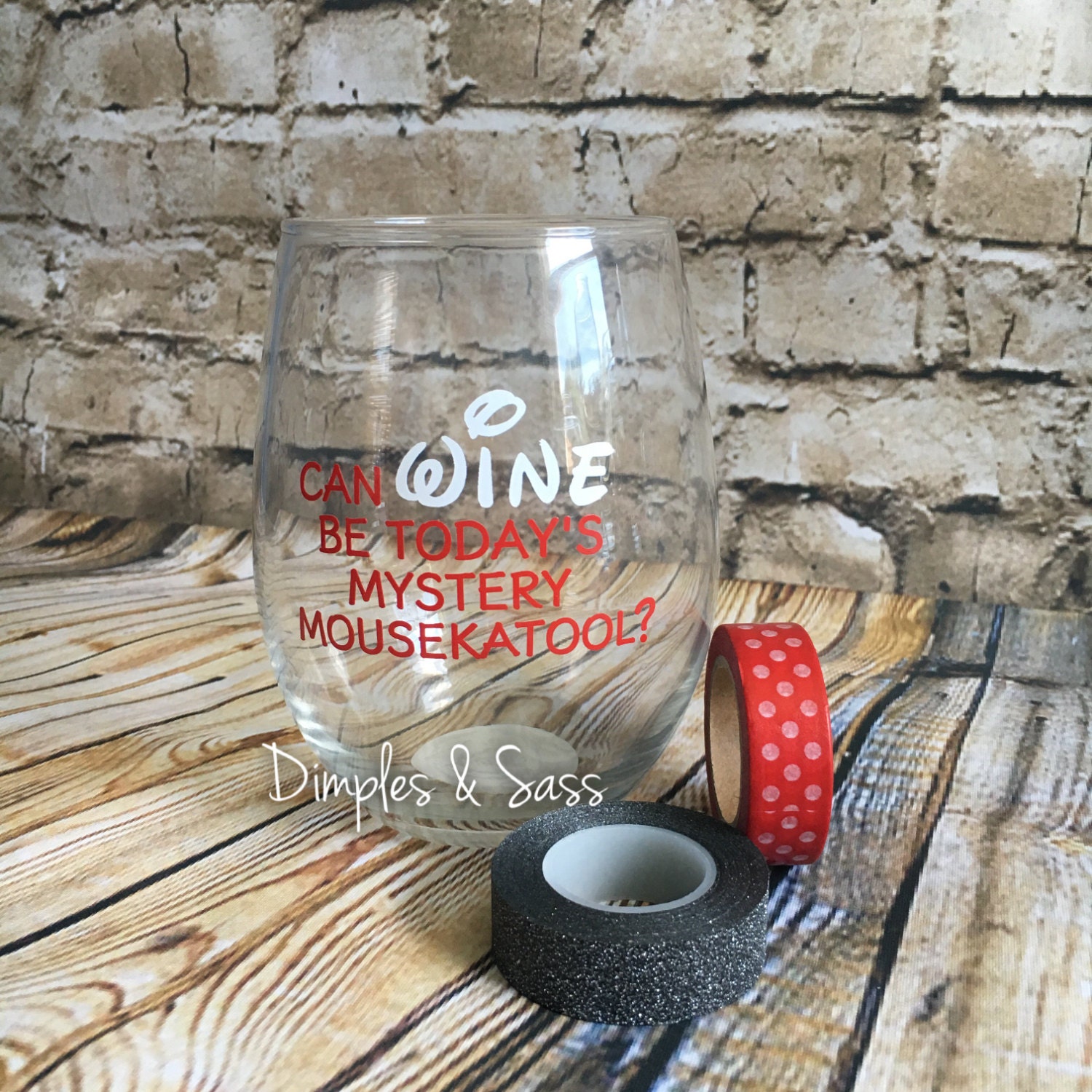 Can Wine Be Today's Mystery Mousekatool Wine Glass