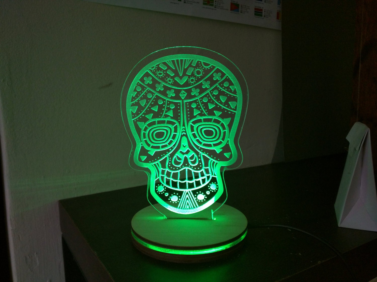 Candy Skull Led Light Night Light Desk Light