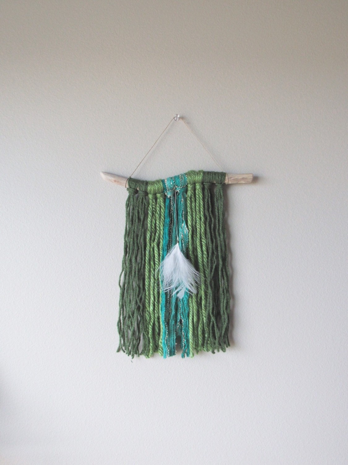 Nursery Decor. Boho wall hanging. Yarn wall by GigglemunstrCo