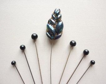 Shimmering Edwardian hat pins