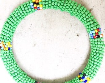 African Bangle Bracelet Bangle Bead Bracelet African Jewelry Fair Trade Jewelry Stacking Bracelet African Bracelet