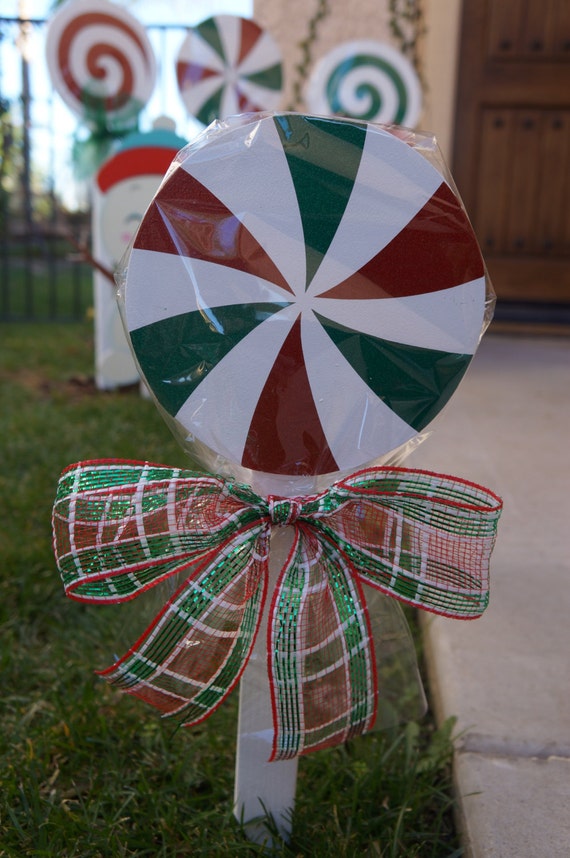 items similar to christmas lollipops for yard decorations items similar to christmas lollipops for yard decorations