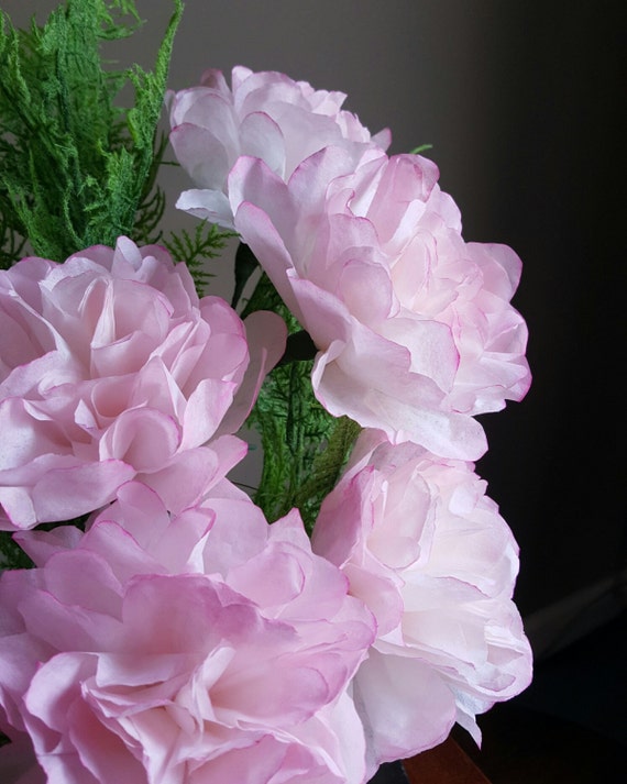 Individual Ombre Paper FlowersPeonyRose Hand