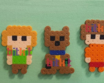 Super Mario Bros DIY Fuse Bead Kits and Figures 14x14 by BitKitUSA