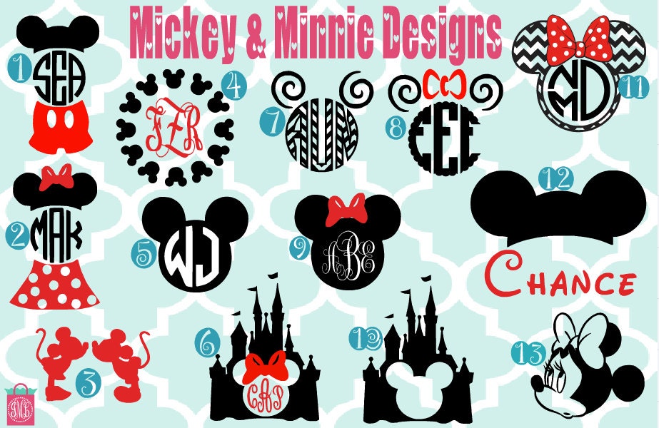Download Mickey & Minnie monogram shirt Monogrammed shirt Disney