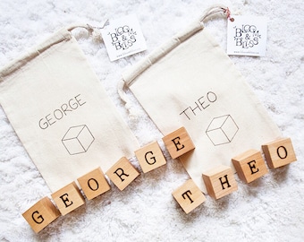Personalized Baby Blocks / Personalized Baby Gift / Baby Name Blocks / Baby Shower Gift / Baby Chistmas Gift / 1st Birthday Gift