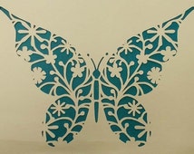 popular items for butterfly stencil on etsy