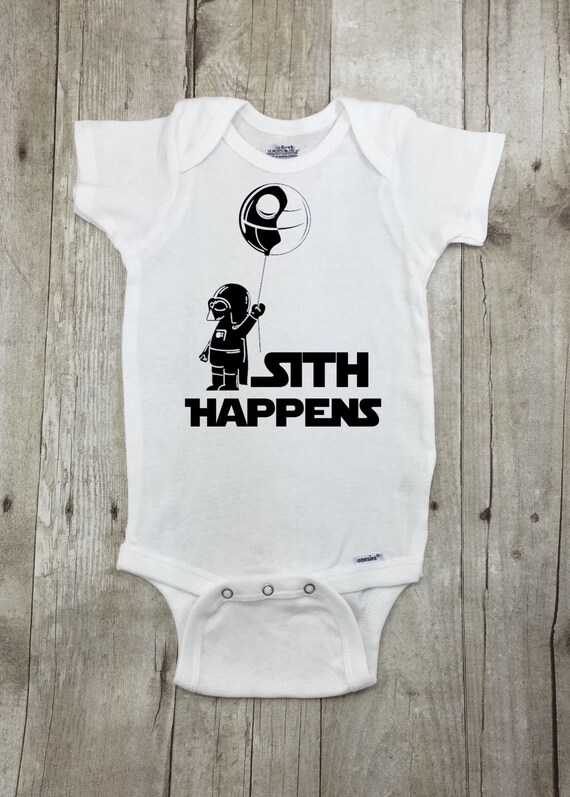 Star Wars Onesie ® Funny Baby Onsie gift Sith by TheMintOrchid